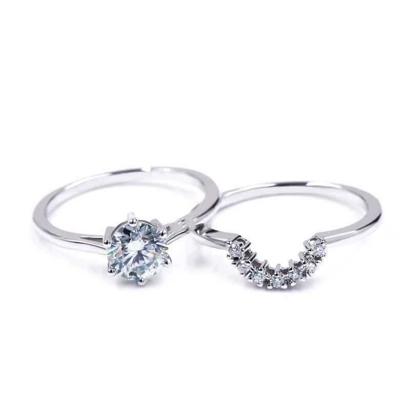 Convertible Moissanite Band - WOMA