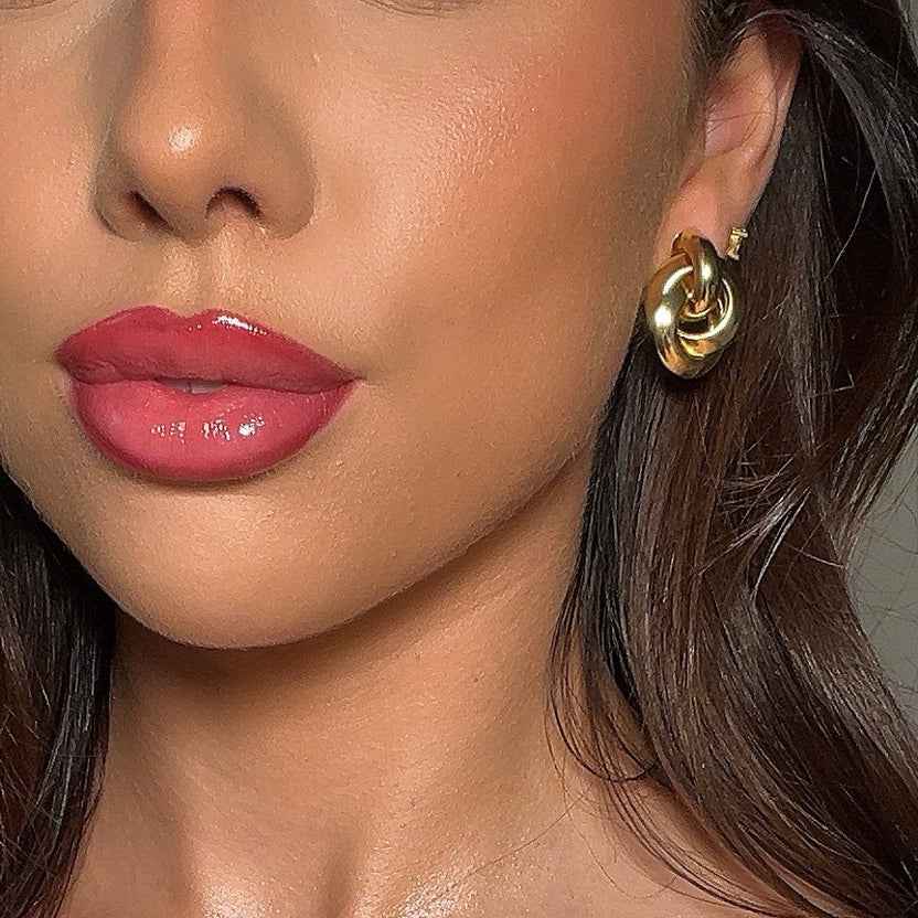 Nadia Knot Knocker Earrings - WOMA