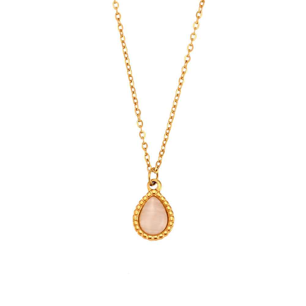 Dewdrop Glow Opal Necklace
