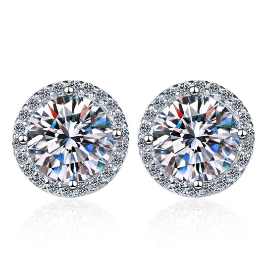 2ct Moissanite Studs